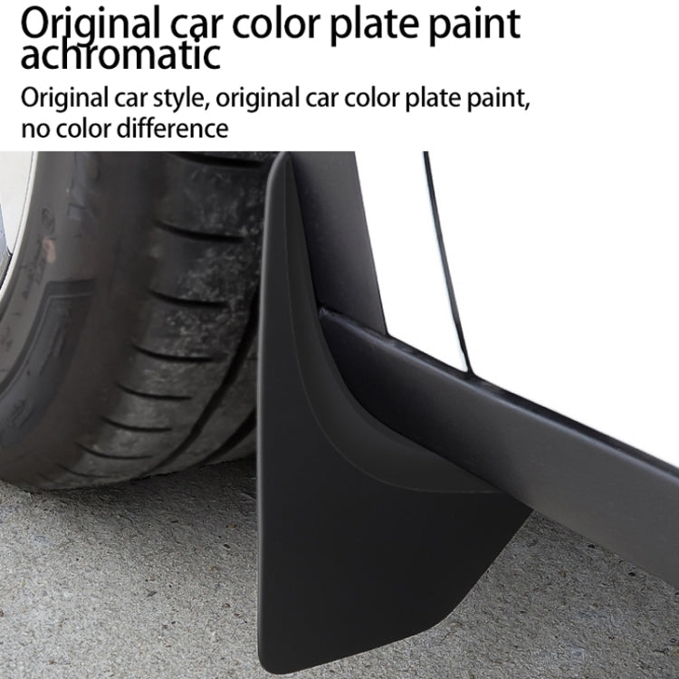 For Tesla Model Y 4pcs /Set Splash Guards Matte Fender No Drilling Required Upgraded PP Material - Mudguards by PMC Jewellery | Online Shopping South Africa | PMC Jewellery | Buy Now Pay Later Mobicred