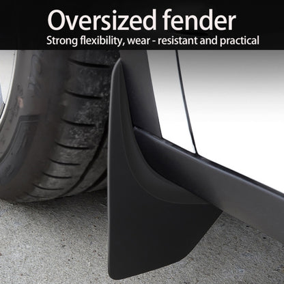 For Tesla Model Y 4pcs /Set Splash Guards Matte Fender No Drilling Required Upgraded PP Material - Mudguards by PMC Jewellery | Online Shopping South Africa | PMC Jewellery | Buy Now Pay Later Mobicred