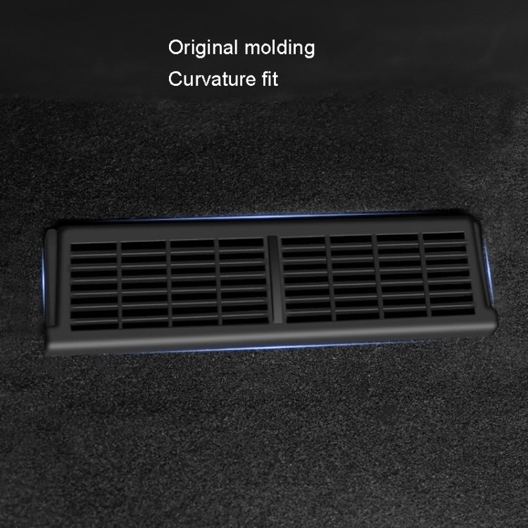 For Tesla Model Y 1pair Car Under-seat Vent Protection Cover Decoration Accessories - Air Conditioning System by PMC TechLife | Online Shopping South Africa | PMC TechLife | Buy Now Pay Later Mobicred