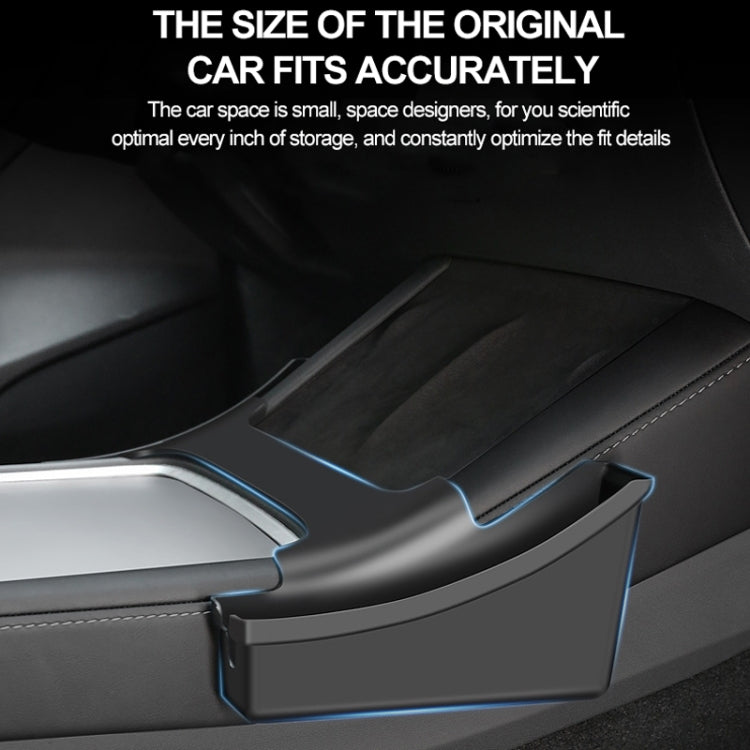 For Tesla Model Y / 3 Center Side Storage Box Side Organizer Saddle Box Interior Modification Accessories - Stowing Tidying by PMC TechLife | Online Shopping South Africa | PMC TechLife | Buy Now Pay Later Mobicred