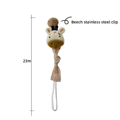 Animal Head Pacifier Chain Newborn Pacifier Clip, Style: Dinosaur - Cups & Silicone Nipple by PMC Jewellery | Online Shopping South Africa | PMC Jewellery | Buy Now Pay Later Mobicred