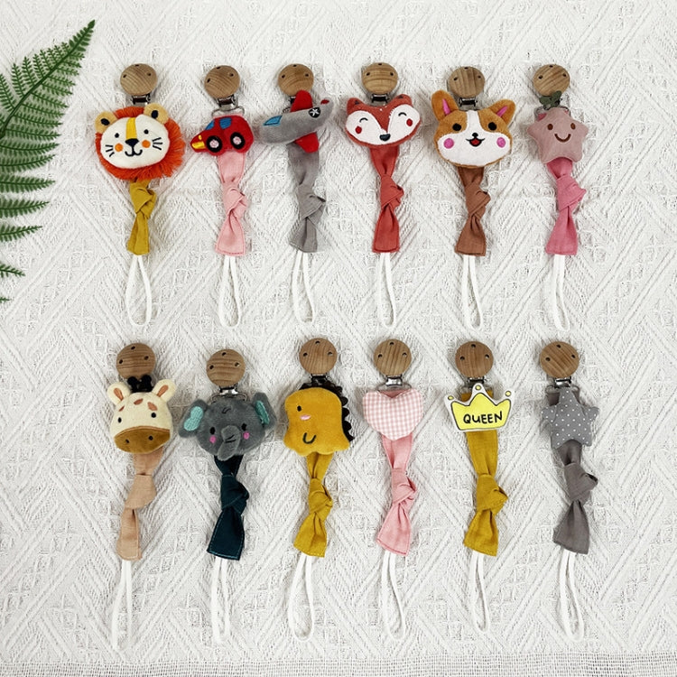Animal Head Pacifier Chain Newborn Pacifier Clip, Style: Giraffe - Cups & Silicone Nipple by PMC TechLife | Online Shopping South Africa | PMC TechLife | Buy Now Pay Later Mobicred