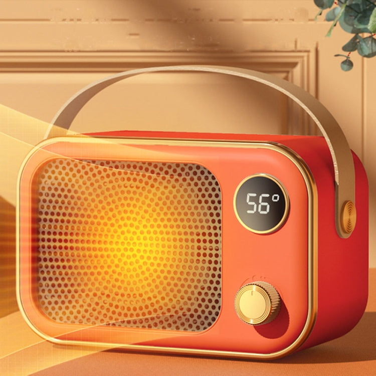 1200W Electric Heater Winter Hand Warmer with Screen Display,EU Plug(Orange) - Electric Heaters by PMC Jewellery | Online Shopping South Africa | PMC Jewellery | Buy Now Pay Later Mobicred