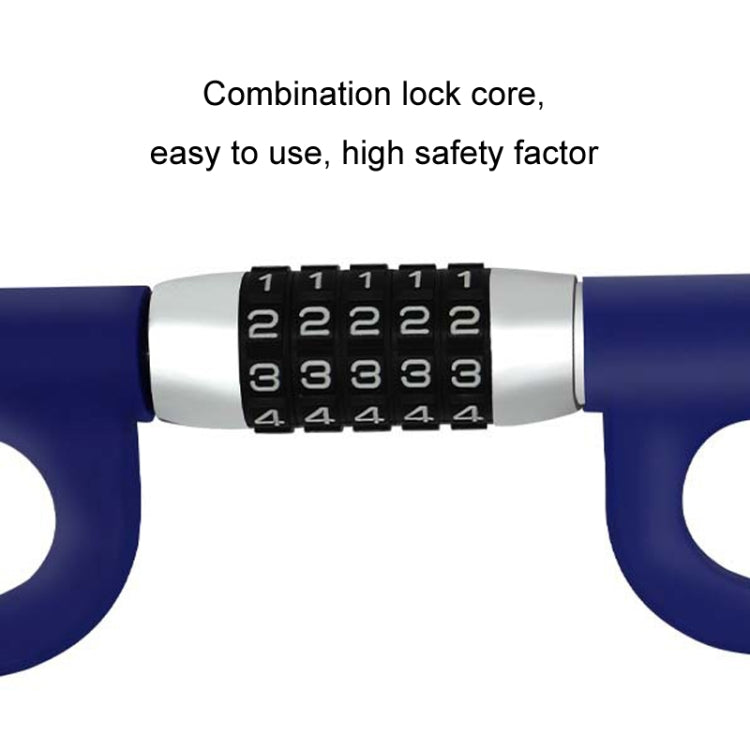 Car Anti-Theft Steering Wheel Retractable Adjustable Code Lock(Black) - Steering Wheel Locks by PMC TechLife | Online Shopping South Africa | PMC TechLife | Buy Now Pay Later Mobicred