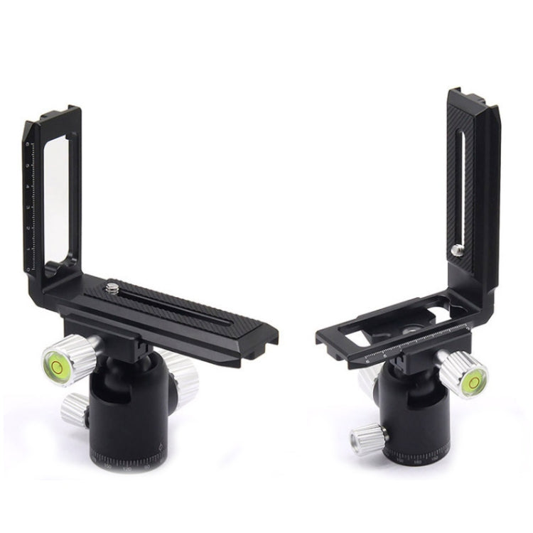 Universal Camera L Shape Bracket Quick Release Plate for Camera RSC2 / RS3 Stabilizers, Spec: L-440 Black - L-Bracket by PMC TechLife | Online Shopping South Africa | PMC TechLife | Buy Now Pay Later Mobicred