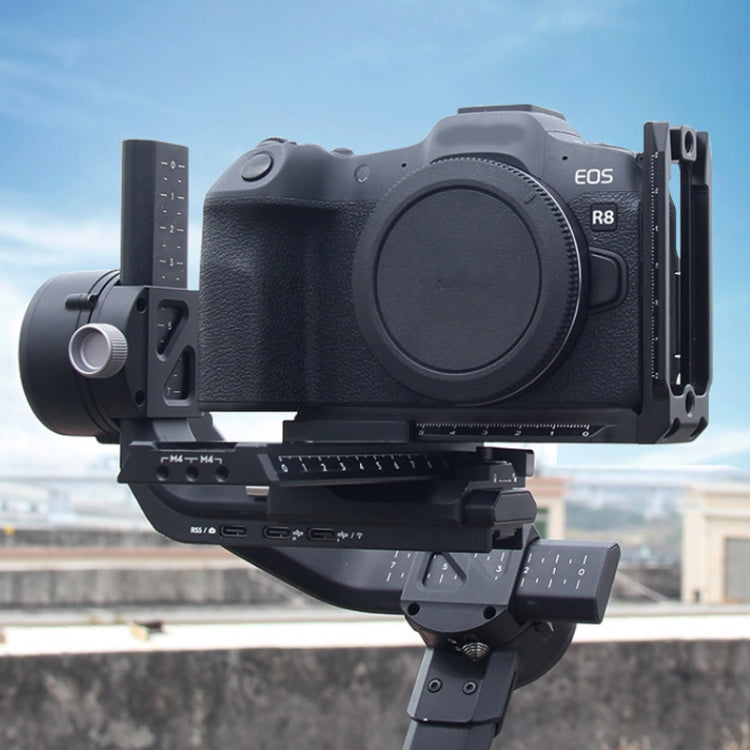 Universal Camera L Shape Bracket Quick Release Plate for Camera RSC2 / RS3 Stabilizers, Spec: L-450 Black - L-Bracket by PMC TechLife | Online Shopping South Africa | PMC TechLife | Buy Now Pay Later Mobicred