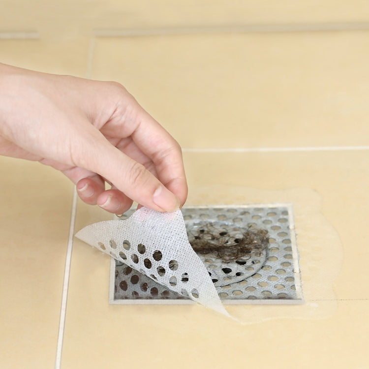 FASOLA 15pcs /Bag Sink Disposable Filter Sewer Mouth Non-woven Floor Drain Sticker, Spec: Small Hole - free shipping - PMc TechLife - Order now!