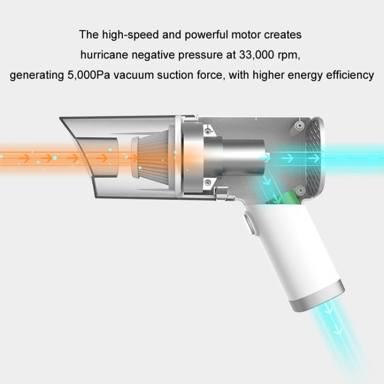 Portable Handheld USB Charging Car Vacuum Cleaner, Color: Wired Black - Vacuum Cleaner by PMC TechLife | Online Shopping South Africa | PMC TechLife | Buy Now Pay Later Mobicred