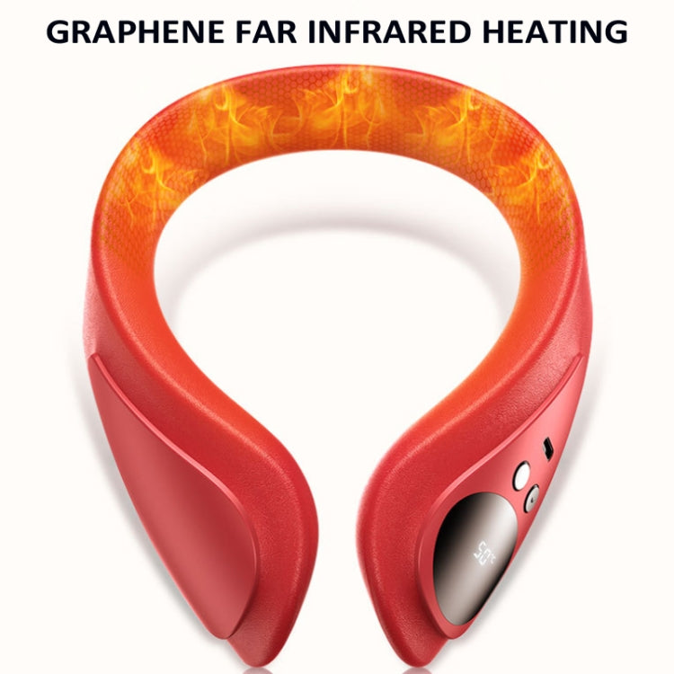 Portable Neck Warmer with Heat Therapy Adjustable Temperature(Red) - Electric Heaters by PMC Jewellery | Online Shopping South Africa | PMC Jewellery | Buy Now Pay Later Mobicred