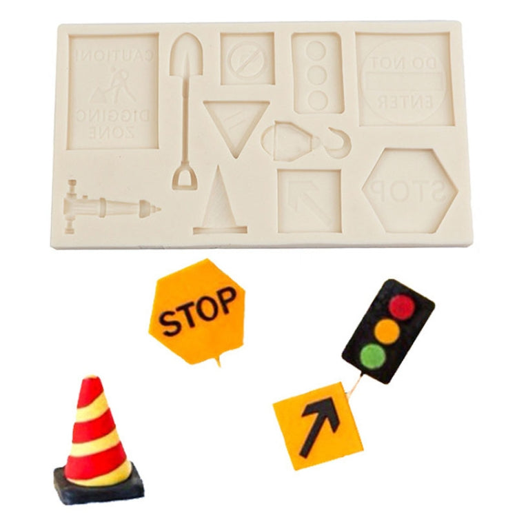 Cartoon Construction Site Tools Engineering Car Cake Decoration Molds, Specification: MK-3055 (Light Gray) - Food Molds by PMC TechLife | Online Shopping South Africa | PMC TechLife