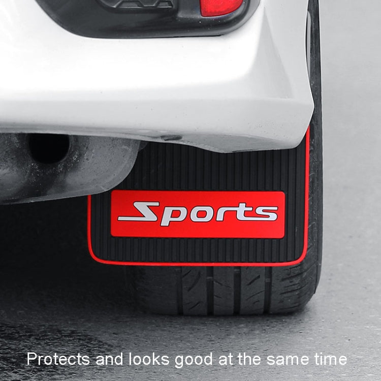 2pcs Car Tire Mud Flap Modification Plastic Anti-Splash Mud Flap, Style: Sports - Mudguards by PMC TechLife | Online Shopping South Africa | PMC TechLife | Buy Now Pay Later Mobicred