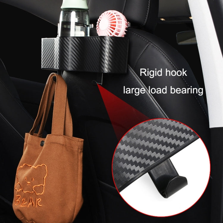 Car Seat Back Storage Box Rear Hanging Cup Holder(Black) - Stowing Tidying by PMC TechLife | Online Shopping South Africa | PMC TechLife