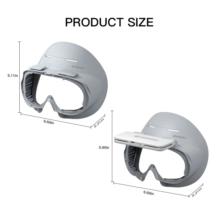 For PICO 4 Hibloks VR Glasses Face Cushion Protector Pad With Fan, Spec: 2pcs PU Cotton - free shipping - PMC TechLife - Order now!