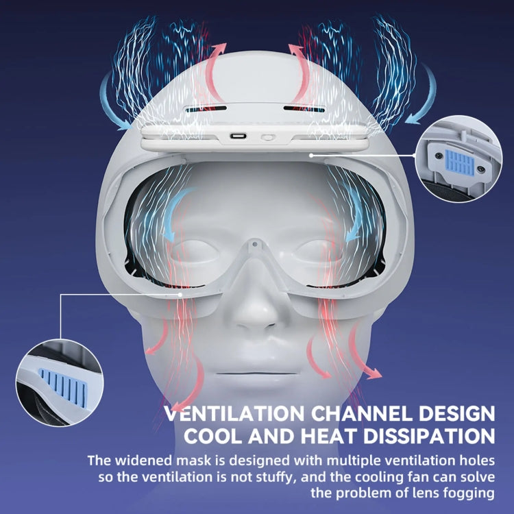 For PICO 4 Hibloks VR Glasses Face Cushion Protector Pad With Fan, Spec: 1pc Ice Silk - free shipping - PMC TechLife - Order now!