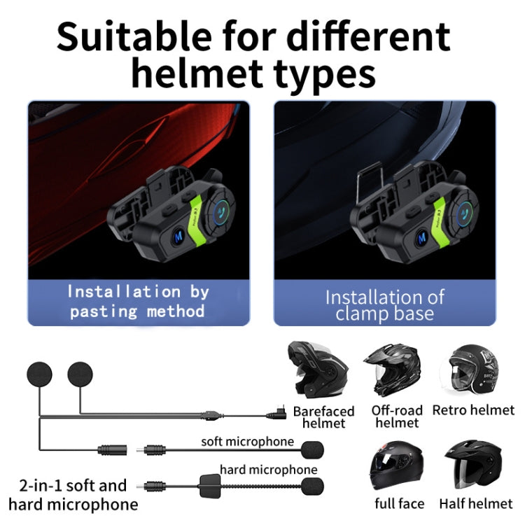 S3 Motorcycle Helmet Bluetooth Headset For Full and Half Helmets(Silver) - Motorcycle Walkie Talkie by PMC TechLife | Online Shopping South Africa | PMC TechLife | Buy Now Pay Later Mobicred
