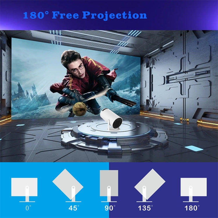 HY300 Smart Projector Android 11.0 System 120 Lumen Portable Projector US Plug - Mini Projector by PMC TechLife | Online Shopping South Africa | PMC TechLife