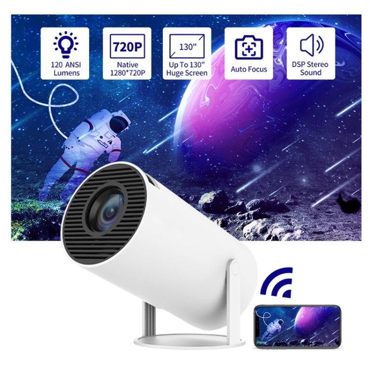 HY300 Smart Projector Android 11.0 System 120 Lumen Portable Projector US Plug - Mini Projector by PMC TechLife | Online Shopping South Africa | PMC TechLife