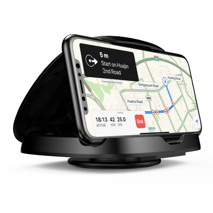 360 Degree Rotating Suction Cup Car Dashboard Mobile Phone Holder(Black) - free shipping - PMC TechLife - Order now!