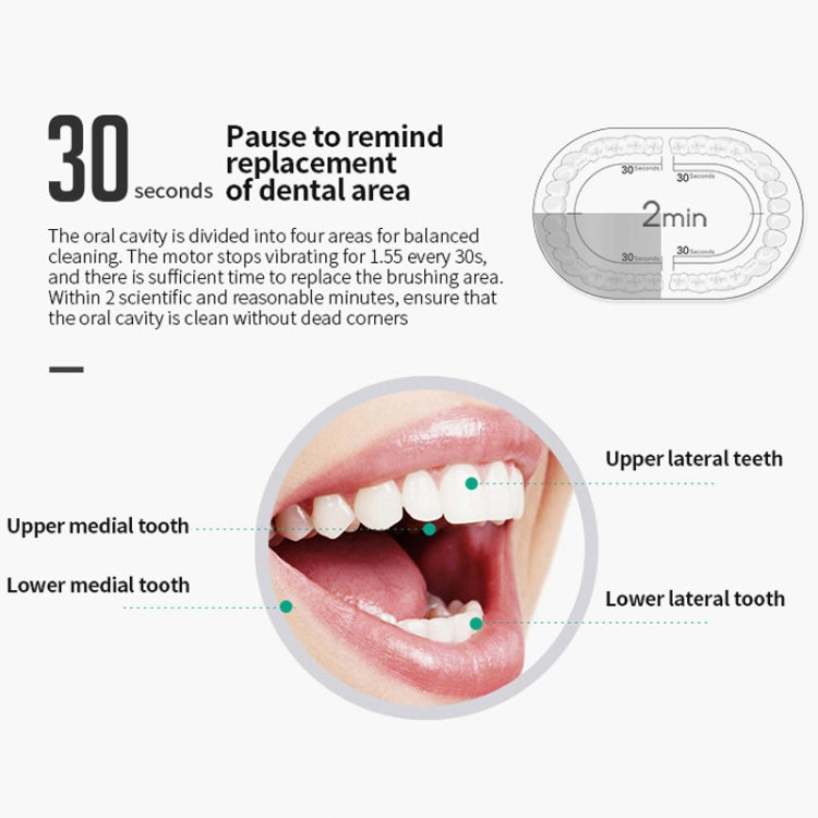Rechargeable Ultrasonic Soft Bristle Electrical Toothbrushes Flosser 6 Gear With 4 Brushes(White) - Toothbrushes by PMC Jewellery | Online Shopping South Africa | PMC Jewellery | Buy Now Pay Later Mobicred