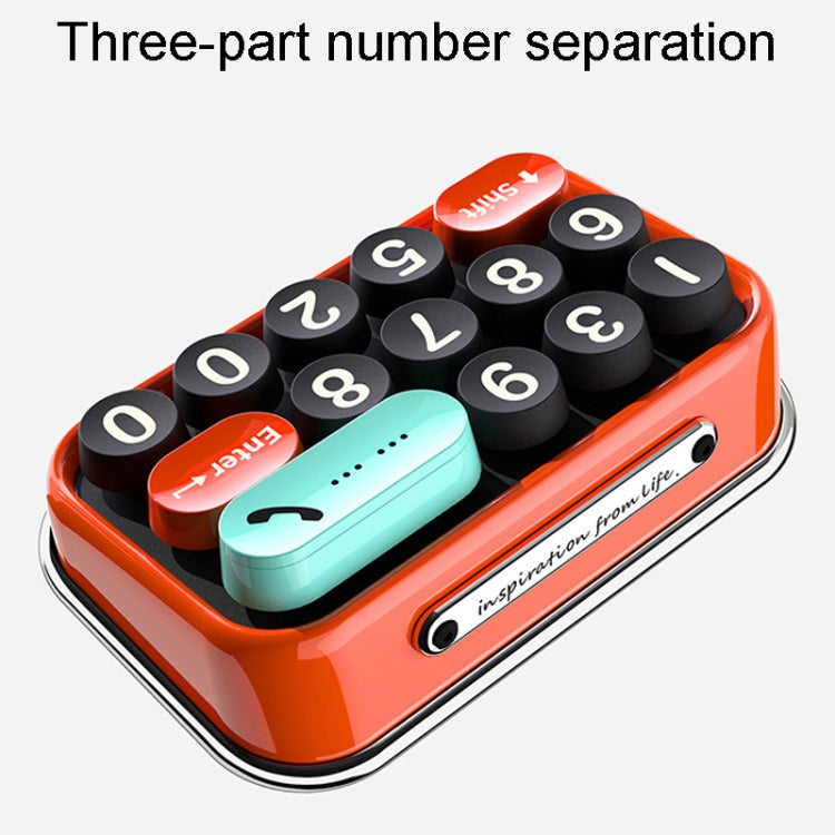 bbdd Keyboard Modeling Moving Number Plate Car Temporary Parking License Card(Red) - free shipping - PMC TechLife - Order now!