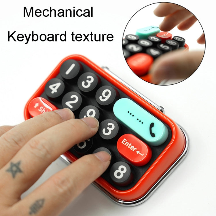 bbdd Keyboard Modeling Moving Number Plate Car Temporary Parking License Card(Red) - free shipping - PMC TechLife - Order now!