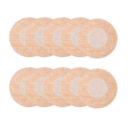 10pcs /Pack Disposable Anti-Bump Invisible Breathable Breast Patch, Model: Round(OPP Bag) - Nubra by PMC Jewellery | Online Shopping South Africa | PMC Jewellery