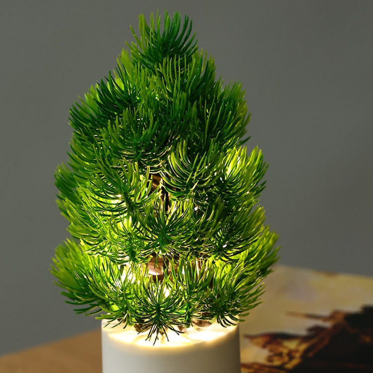 Christmas Tree Night Lights Bedroom Pine Ambient Lamps Home Decorative Lights(Warm White Light) - Christmas Decoration Lamps by PMc TechLife | Online Shopping South Africa | PMc TechLife | Buy Now Pay Later Mobicred