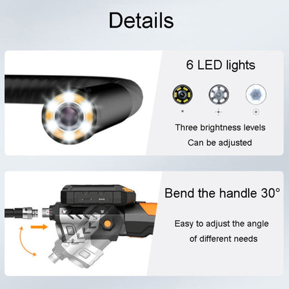 Teslong NTS300 5 Inch HD Large Screen Industrial Inspection Borescope Auto Repair Tools, Specification: 7.6mm-1M -  by Teslong | Online Shopping South Africa | PMC Jewellery | Buy Now Pay Later Mobicred