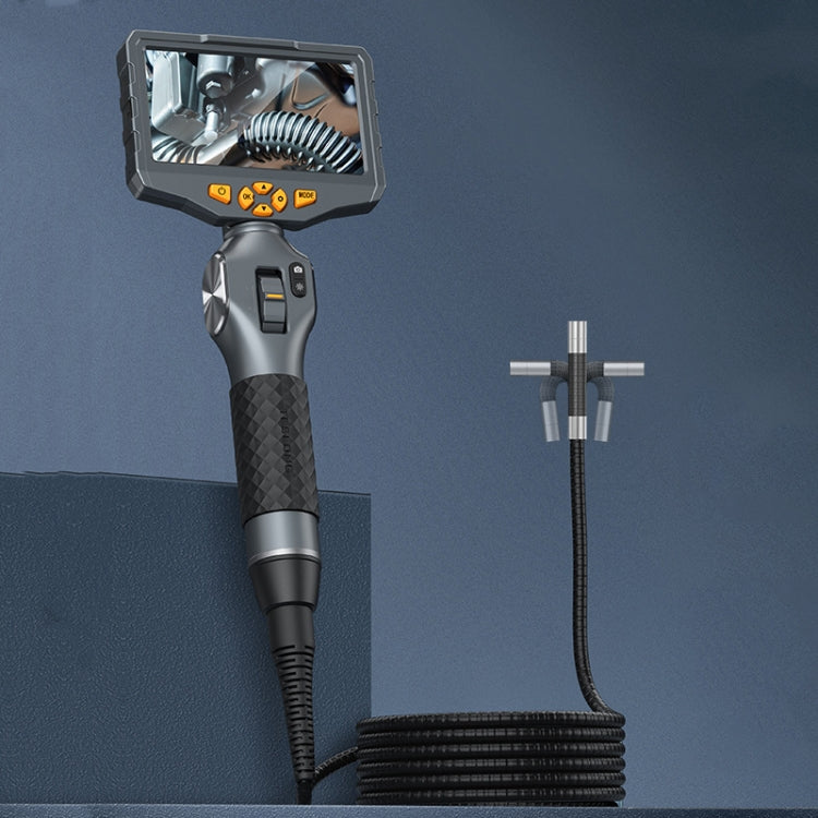 TESLONG TD500 8.5mm Lens HD 5 Inch Large Screen 360 Degree Dual Steering Borescope Industrial Components Overhaul - free shipping - PMC Jewellery - Order now!