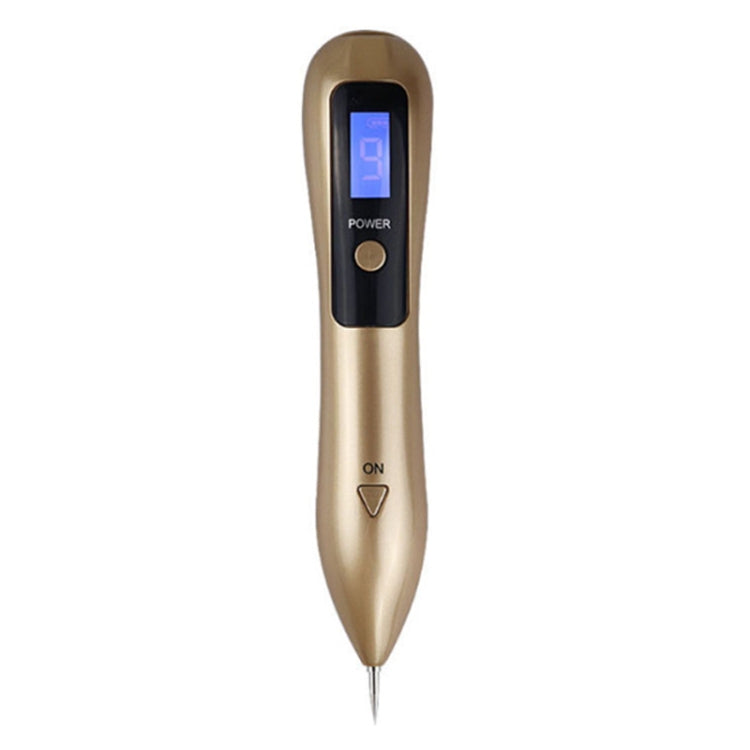 9 Gears Mole Spotting Pen LCD Home Laser Mole Spot Sweeping Beauty Instrument Without Shoot Light(Gold) - free shipping - PMC TechLife - Order now!