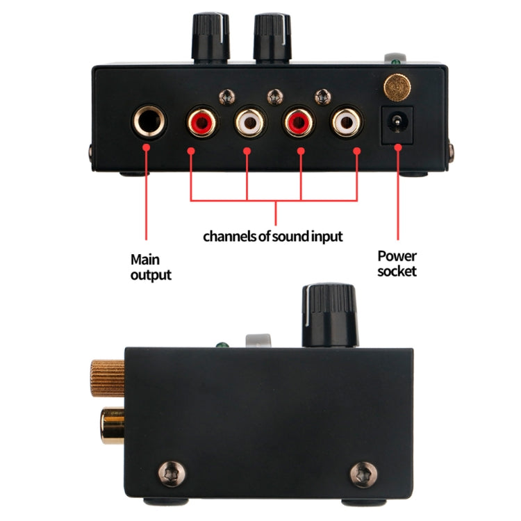 Vinyl Record Player Preamplifier, US Plug(PP500) -  by PMC TechLife | Online Shopping South Africa | PMC TechLife