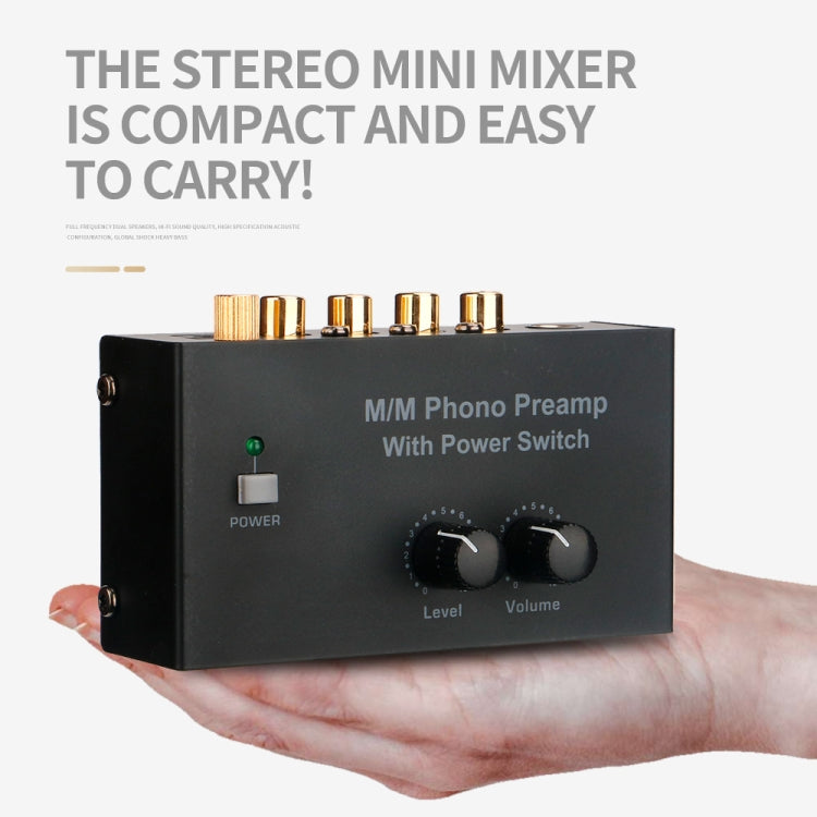 Vinyl Record Player Preamplifier, US Plug(PP500) -  by PMC TechLife | Online Shopping South Africa | PMC TechLife