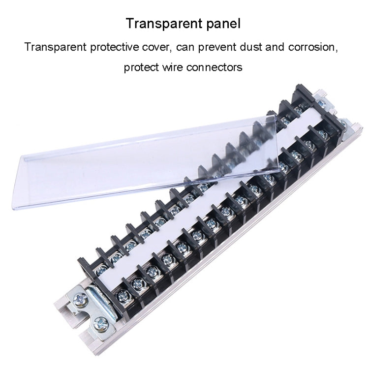 CHINT TD-1520 Terminal Block Rail Type Wiring Block Paralleling Wires Wire Connector - free shipping - PMC TechLife - Order now!