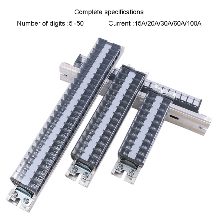 CHINT TD-1540 Terminal Block Rail Type Wiring Block Paralleling Wires Wire Connector - Booster Cable & Clip by CHNT | Online Shopping South Africa | PMC TechLife | Buy Now Pay Later Mobicred