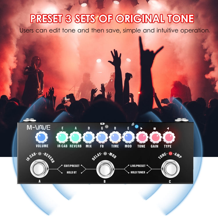 M-VAVE Cube Baby Guitar Effect Device Guitar Accessories - free shipping - PMC Jewellery - Order now!