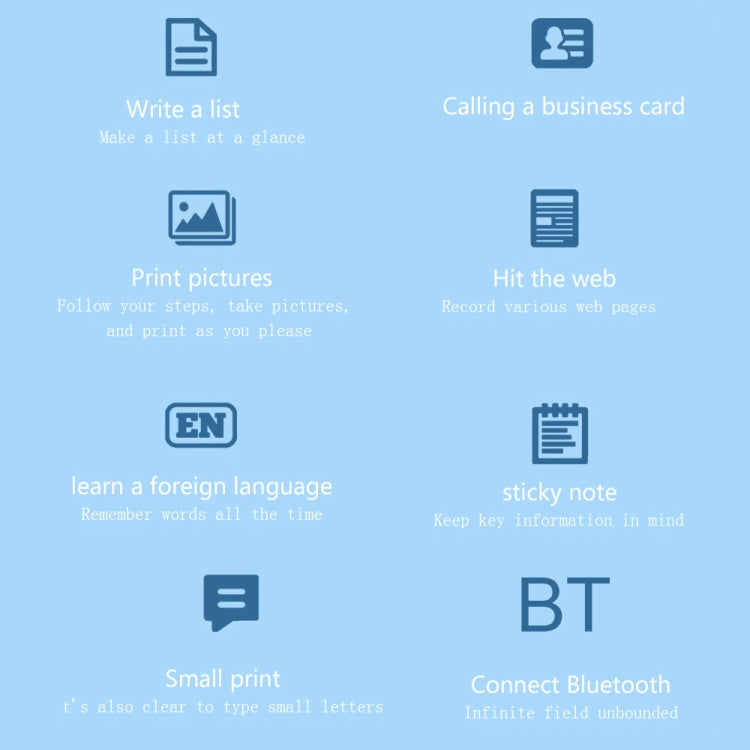 C15 Mini Student Bluetooth Inkless Photo Label Thermal Printer, Spec: Pink+5 Paper - free shipping - PMC TechLife - Order now!