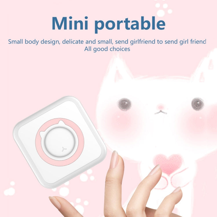 C15 Mini Student Bluetooth Inkless Photo Label Thermal Printer, Spec: Green+5 Stickers+5 Paper - free shipping - PMC TechLife - Order now!