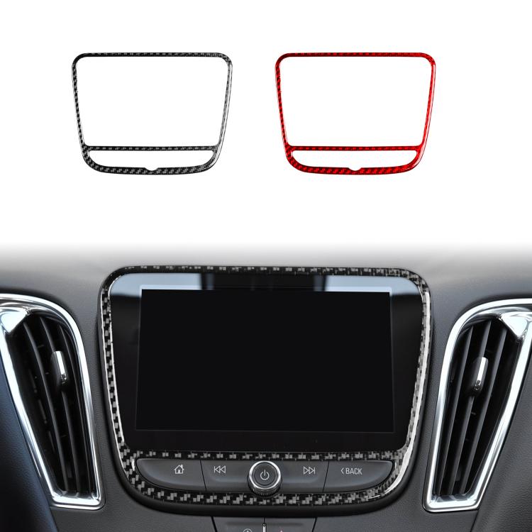 For Chevrolet Malibu 2016-2022 B Model Left-hand Drive Navigation Panel Sticker(Black) - Car Interior Mouldings by PMc TechLife | Online Shopping South Africa | PMc TechLife | Buy Now Pay Later Mobicred