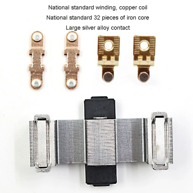 CHNT CJX2-1210 12A 220V Silver Alloy Contacts Multi-Purpose Single-Phase AC Contactor - Relays by CHNT | Online Shopping South Africa | PMC TechLife | Buy Now Pay Later Mobicred