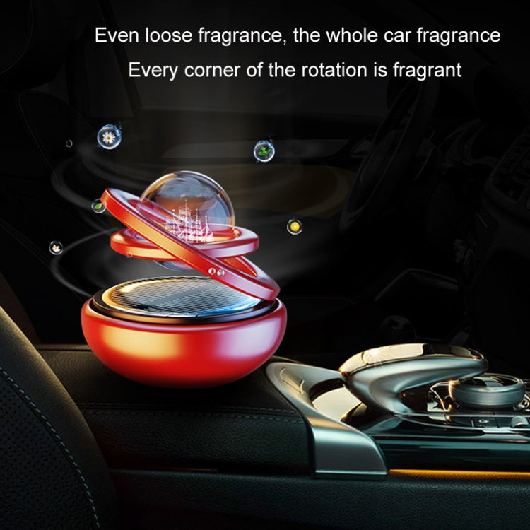 Interstellar Vast Solar Rotating Car Aromatherapy Ornaments, Color: Silver - Air Freshener by PMC TechLife | Online Shopping South Africa | PMC TechLife | Buy Now Pay Later Mobicred