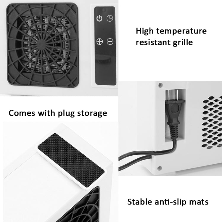 600W Desktop Electric Heater PTC Fast Heating Energy Saving Warm Fan With Remote Control(US Plug) - Electric Heaters by PMC TechLife | Online Shopping South Africa | PMC TechLife | Buy Now Pay Later Mobicred