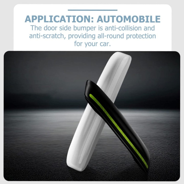 4pcs/set Car Rearview Mirror Body ABS Anti-collision Strip(Mysterious Black) - Anti Collision Sticker by PMC TechLife | Online Shopping South Africa | PMC TechLife | Buy Now Pay Later Mobicred