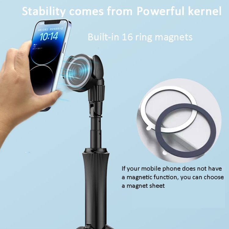 1.5m Magnetic Phone Extendable Selfie Stick Tripod with Wireless Remote  ws-22001- 4 - Selfie Sticks by PMC TechLife | Online Shopping South Africa | PMC TechLife | Buy Now Pay Later Mobicred