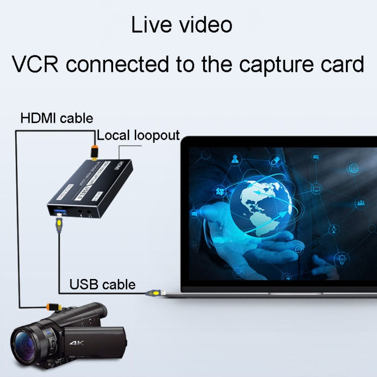 JINGHUA Z812 USB To HDMI Video Capture Card Live Game Recording Device - Video Capture Solutions by JINGHUA | Online Shopping South Africa | PMC Jewellery | Buy Now Pay Later Mobicred