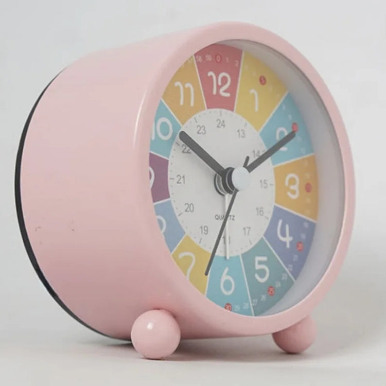 Children Educational Alarm Clock Desktop Mute Small Clock With Night Light, Style: Yellow - Novelty Clock by PMC Jewellery | Online Shopping South Africa | PMC Jewellery | Buy Now Pay Later Mobicred