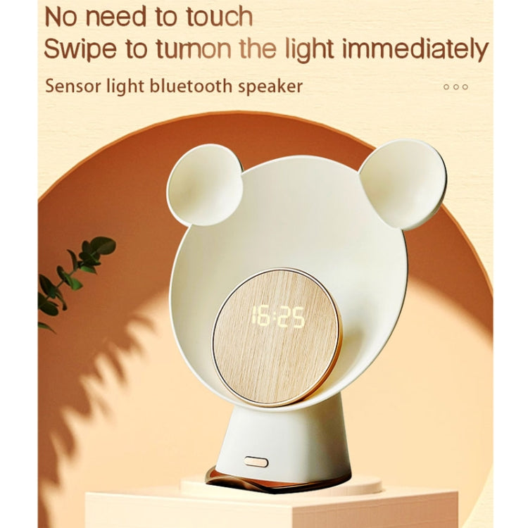 Night Light Smart Speaker Wireless Charging Atmosphere Light Alarm Clock(White) - Novelty Clock by PMc TechLife | Online Shopping South Africa | PMc TechLife | Buy Now Pay Later Mobicred