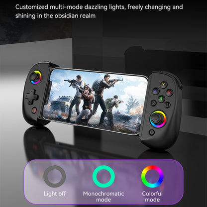 D8 Mobile Phone Stretch Band Light Gamepad Dual Hall Wireless Bluetooth Somatic Vibration Grip for PC / Android / IOS / Tablet / PS3 / PS4 / Switch, Color: Black - Gamepads by PMC Jewellery | Online Shopping South Africa | PMC Jewellery