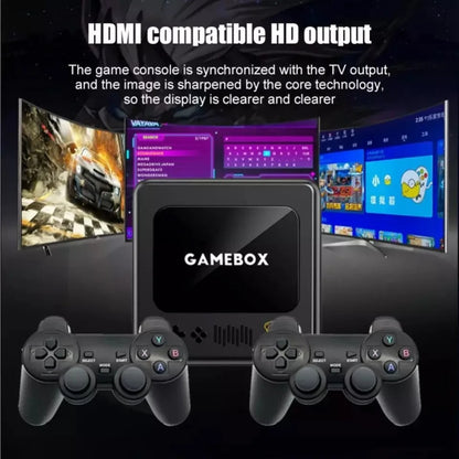 G10 GAMEBOX TV Box Dual System Wireless Android 3D Home 4K HD Game Console Support PS1 / PSP, Style: 256G 60,000+ Games (White) - Pocket Console by PMC Jewellery | Online Shopping South Africa | PMC Jewellery | Buy Now Pay Later Mobicred