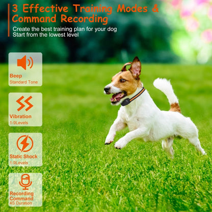 Barking Device Charging Waterproof Collar Remotely Control Dog Trainer - Training Aids by PMC Jewellery | Online Shopping South Africa | PMC Jewellery | Buy Now Pay Later Mobicred