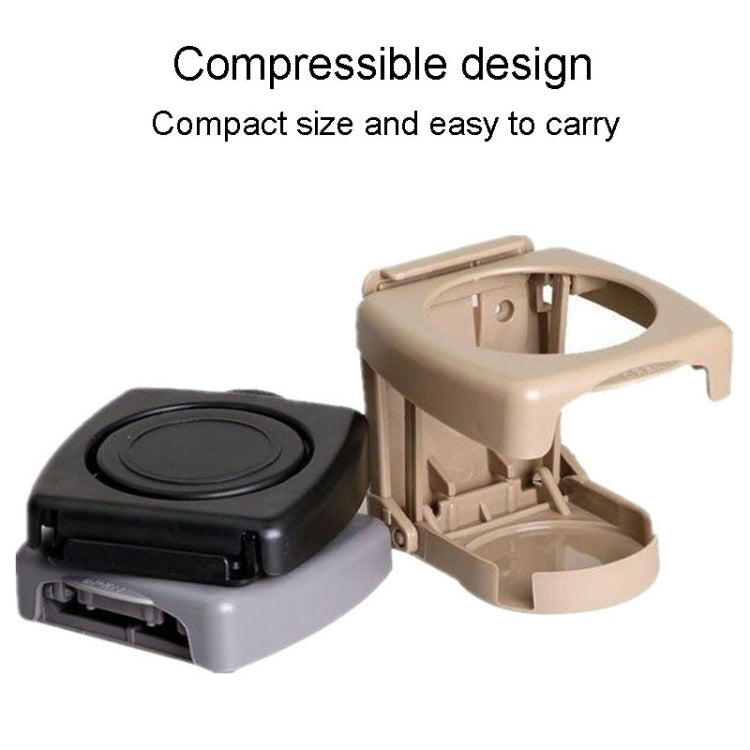 Car Air Vent Multifunctional Drink Holder Car Mug Stand Ashtray Rack(Beige) - Car Drink Holders by PMC TechLife | Online Shopping South Africa | PMC TechLife